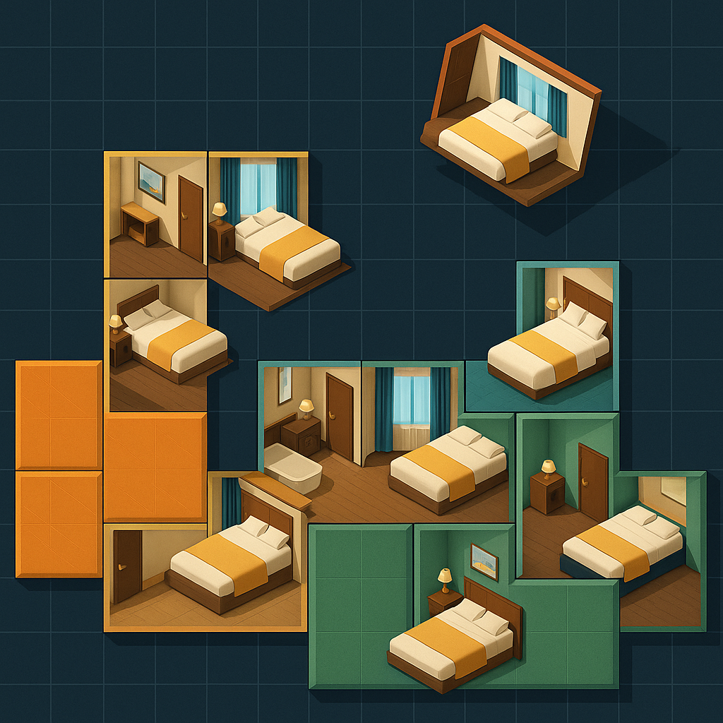 Visual: Hotel Room Tetris